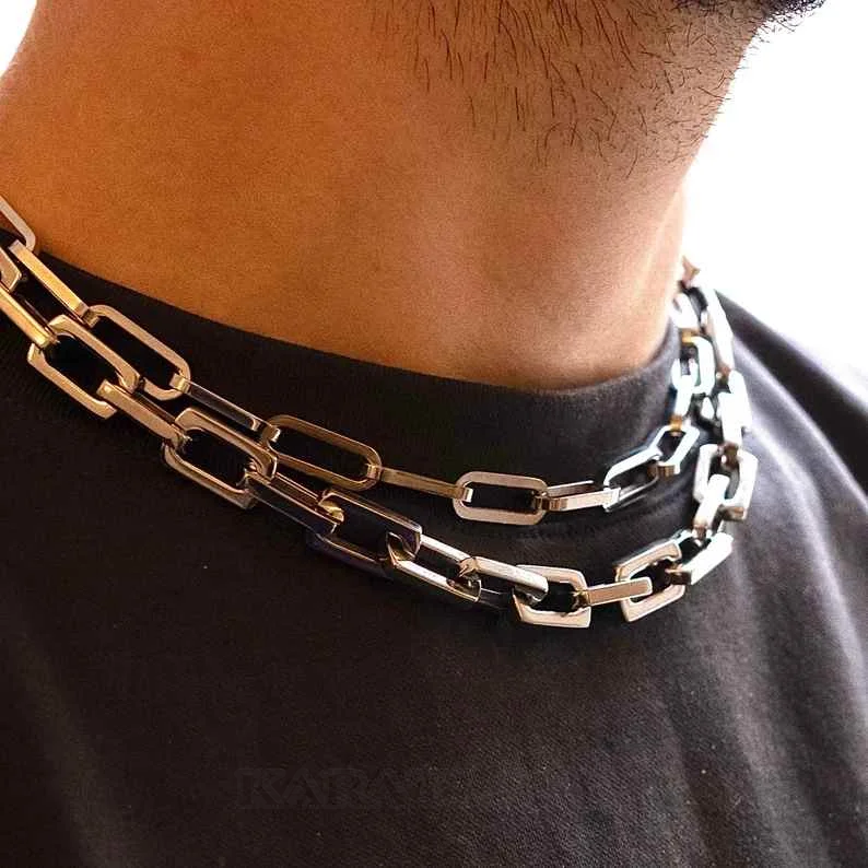 Silver Link Chain for Men