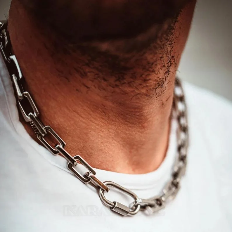 Silver Link Chain for Men
