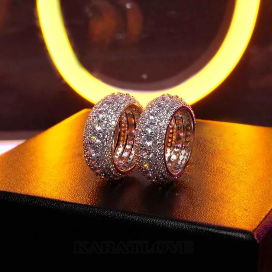 Micro-Inlay CZ Iced Ring Micro-Inlay CZ Iced Ring