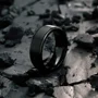 Black Tungsten Men's Ring