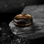 Tungsten 18K Gold Men's Ring