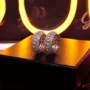 Micro-Inlay CZ Iced Ring
